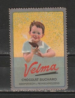 Reklamemarke SUCHARD Schokolade