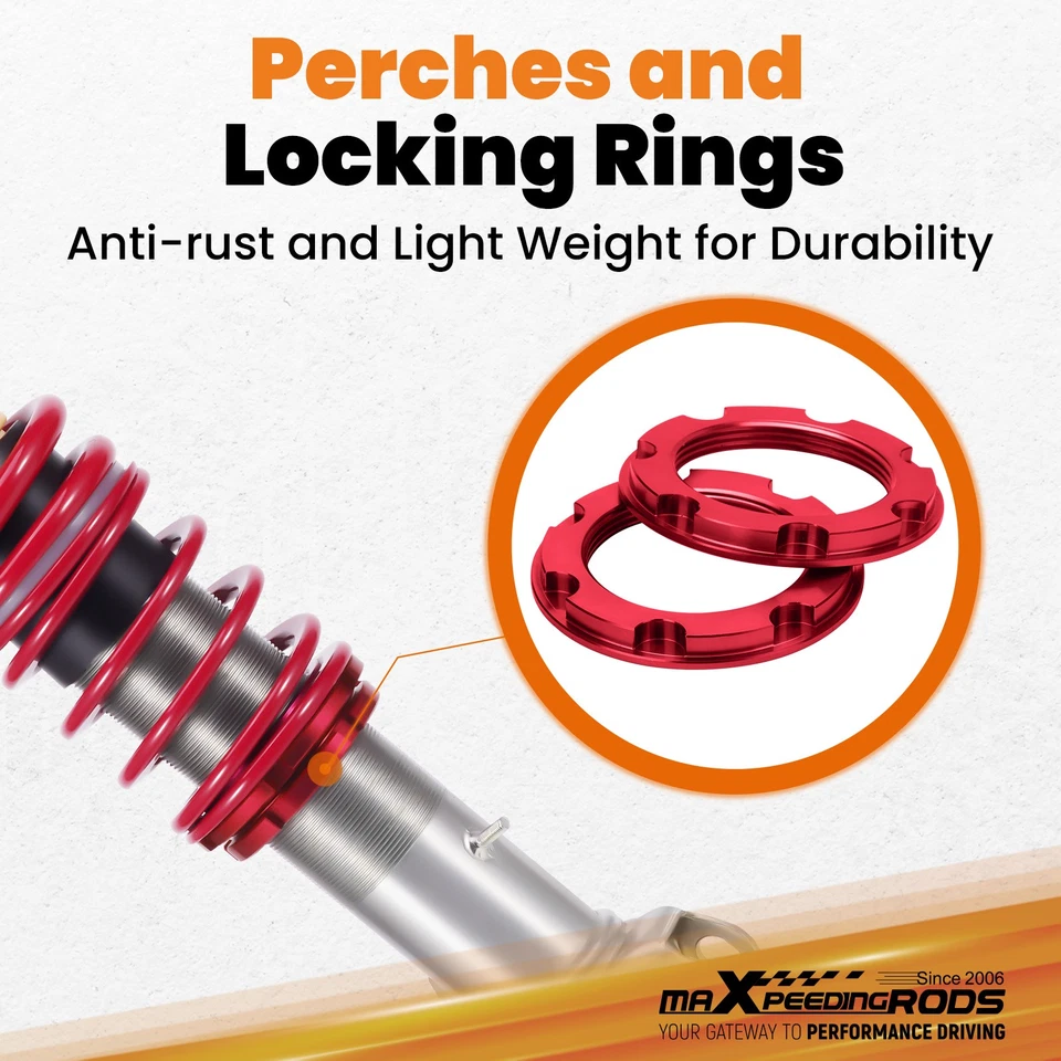 Assetto Regolabile Molle Ammortizzatori for BMW Serie 3 E36 90-98 berlina Cabrio - Imagen 4 de 4