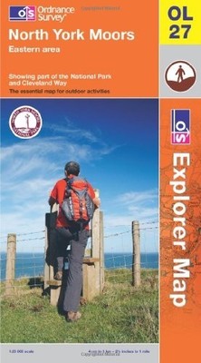North York Moors - Eastern Area (OS Expl... by Ordnance Survey Sheet map, folded