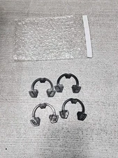 Lot of 4  1" Water Softener Clips For  GE, ECOWATER, KENMORE, Whirlpool, Rheem 