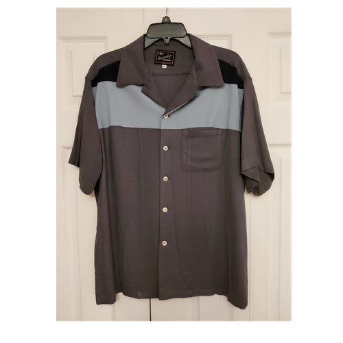 Swankys Vintage Men's Rockabilly/Charlie Sheen Shirt Large