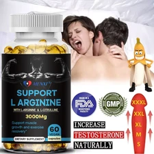 Nitric Oxide Booster Supplement for Blood Circulation and Flow, Endurance Energy