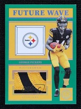 2022 Panini Encased Future Wave Materials Emerald 9/10 George Pickens 16wc