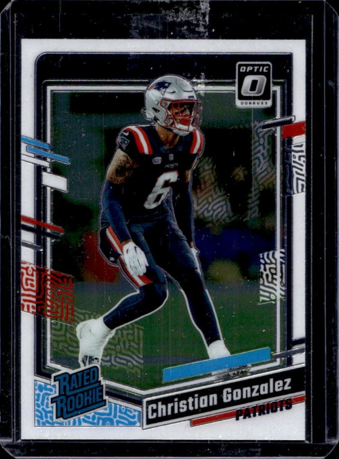 2023 Donruss Optic Christian Gonzalez Rated Rookie #274 Patriots