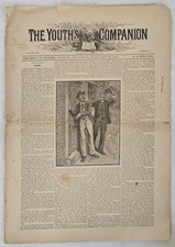 Feb 14, 1884 The Youth's Companion Valentines Day Illustrated Newspaper Magazine