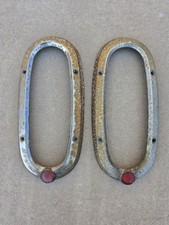 OEM 1951 Studebaker Taillight Lens Bezel Trim Pair Rear Left & Right Original 51
