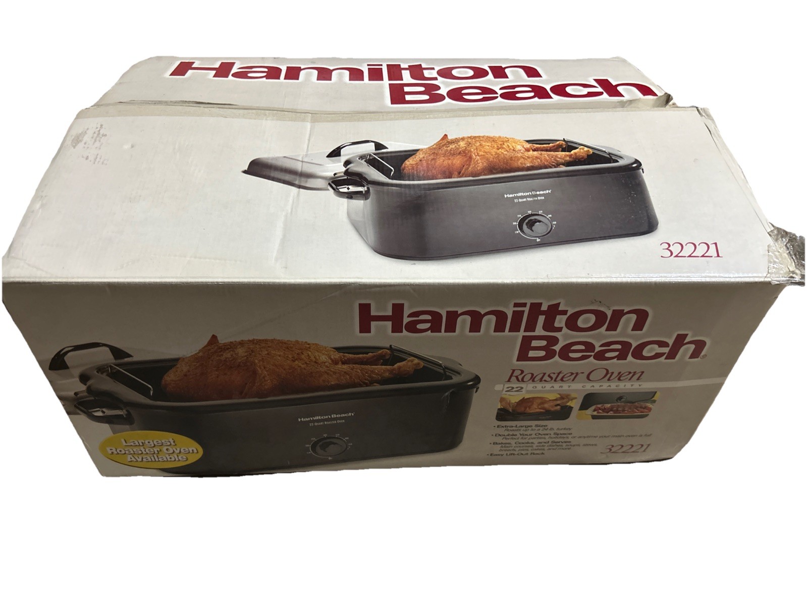 Hamilton Beach 22 Qt Electric Roaster Oven 32221 Stainless S