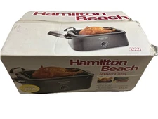 Hamilton Beach 22 Qt Electric Roaster Oven 32221 Stainless Steel