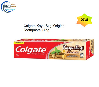 4 Tube x 175g Extract Miswak Herbal Toothpaste ~ Colgate Toothpaste