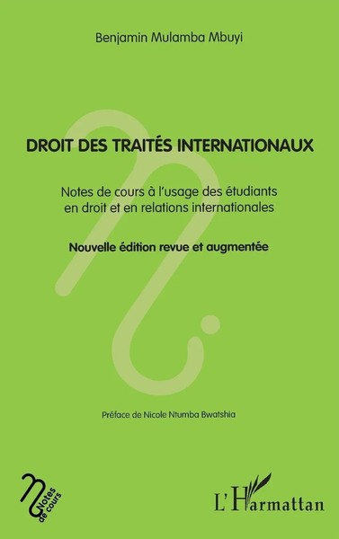 Droit Des TraitéS Internationaux Benjamin Mulamba Mbuyi Taschenbuch FranzöSisch-image