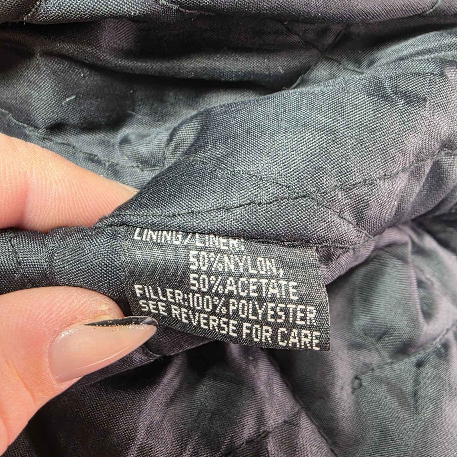 Interstate Leather Motorcycle Jacket Black Quilt-… - image 9