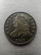 1830 Capped Bust Dime #1050