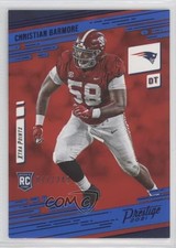 2021 Panini Prestige Rookies Xtra Points Blue /249 Christian Barmore #251 2p7