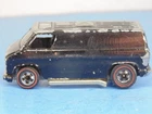 Hot Wheels Redline Chevrolet Super Van Missing Flames 1974 Black Hong Kong