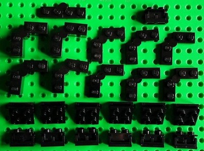 Lego Scharnierplatten 1x4 2x2 Swivel schwarz Konvolut Lot 2429 2430 2429c01 6134 3938
