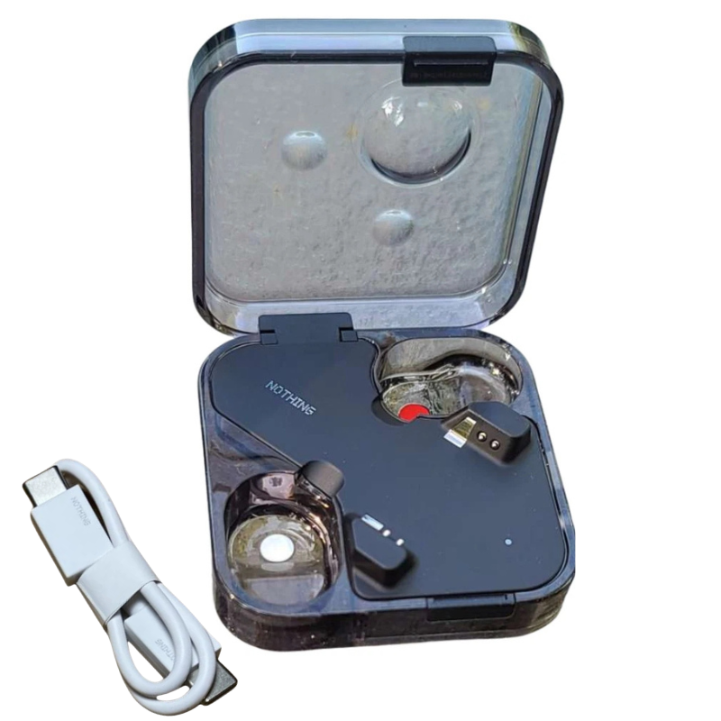 Nothing Ear Charging Case Replacement Wireless 2024 Black Model