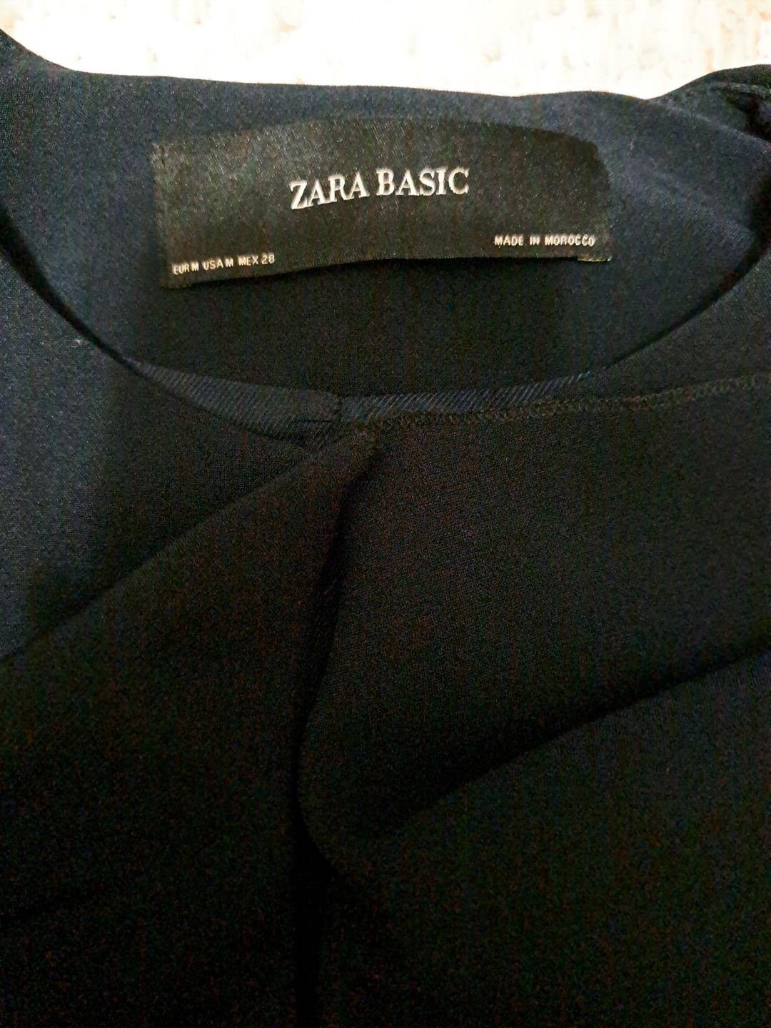 Zara Basic Women's Navy Lined Long Jacket Blazer … - image 12