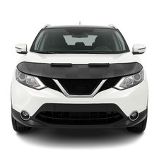 Car Bonnet Mask Hood Bra For Nissan Rogue Sport 2017-2022 Black Chequered 1 Pc Car Bonnet Mask Hood Bra For Nissan Rogue Sport 2017-2022 Black Chequered 1 Pc