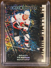 2025-26 Upper Deck Brady Tkachuk /99 Card Black Diamond Hockey Senators
