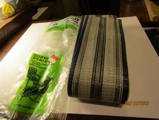 Arden Paradise Re-Web Lawn Furniture Chair Strapping Gray Blue White 2 3/16" 39'