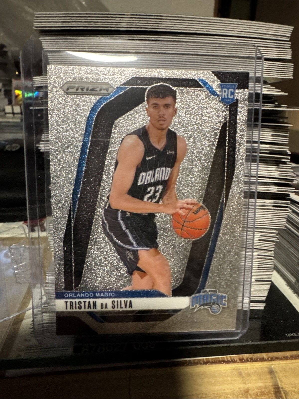 2024-25 Panini Prizm GLITTER PRIZM SSP CASE HIT  Tristan Da Silva RC 256 Magic📈