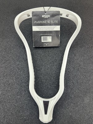 Epoch 10-Degree Elite Lacrosse Unstrung Head for Attack/Midfield White **NEW**