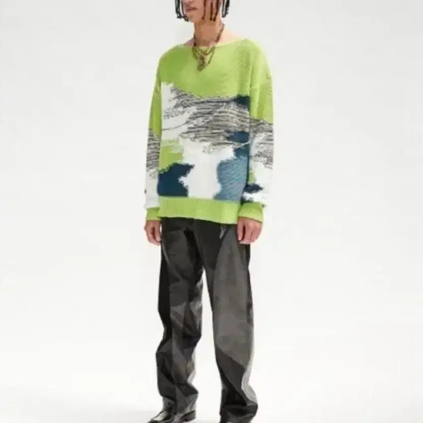 Andersson Bell 22ss Leather Patchwork Pants - Siz… - image 2