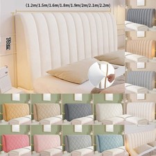 Luxury Velvet Quilted Headboard Cover Soft Bed Head Back Decor Stretch Protector
