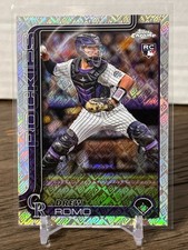 2025 Topps Chrome DREW ROMO RC Rockies FANATICS Exc Topps Refractor #124