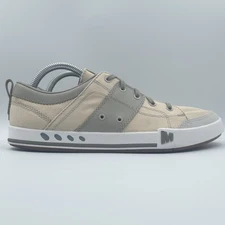 Merrell Womens Size 10 Gridway Beige Canvas Lightweight Lace Up Sneaker Shoes