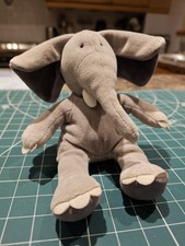 Jellycat Rumble Tumble Elephant Retired 2000 8" Soft Plush