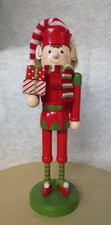 Nutcracker Wood Elf Knit Hat with Presents 14"