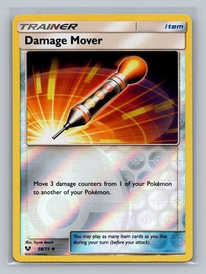 Damage Mover Reverse Holo Uncommon Shining Legends 58/73 NM - LP