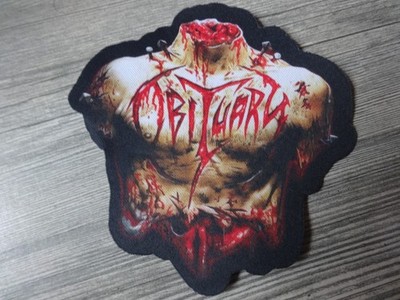 Obituary Patch Shape Laser Cut Import Death Metal Hypocrisy Monstrosity Hate