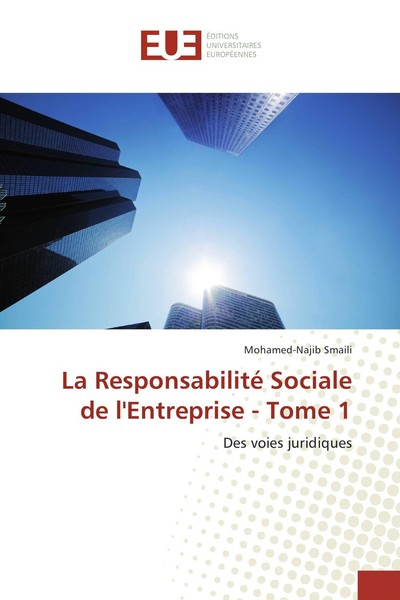 La Responsabilité Sociale De L'entreprise - Tome 1 Mohamed-Najib Smaili-image