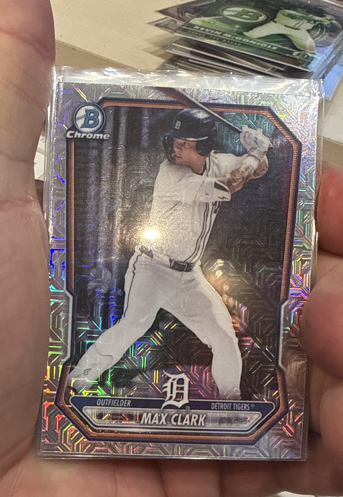 2026 Bowman - Chrome Prospects Max Clark #BCP-2 Mojo Refractor (RC)