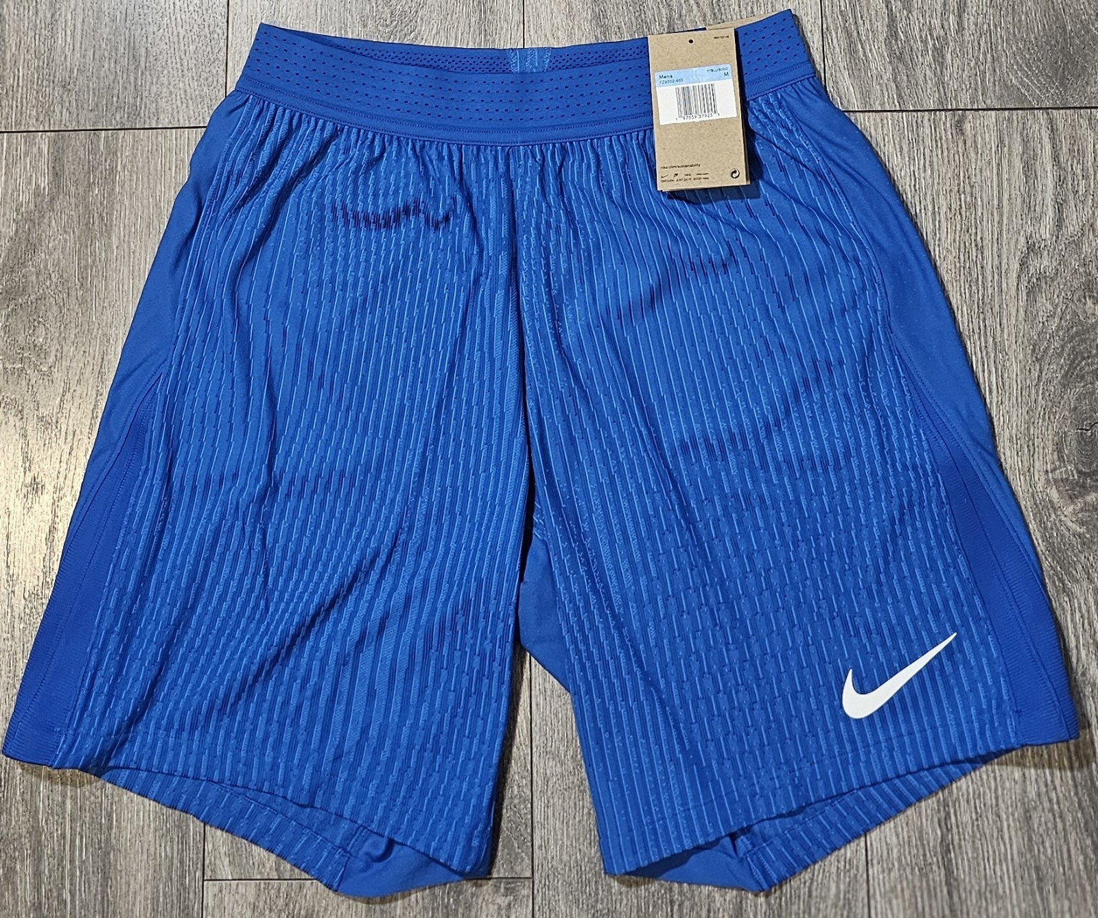 Nike Training Soccer Dri-fit Adv Vapor Shorts Blue FZ9352-463 Slim Fit Mens Sz M
