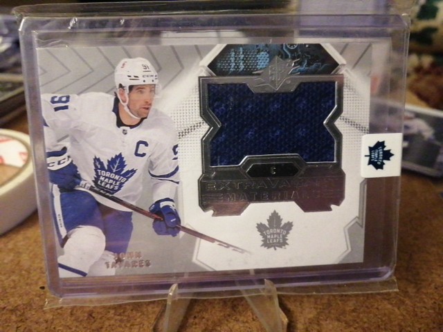 2021 UPPER DECK SPX #EM-JT JOHN TAVARES EXTRAVAGENT MATERIALS JERSEY