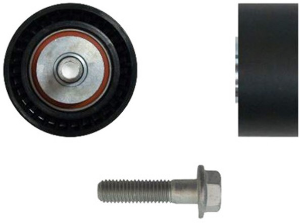 Umlenk-/FüHrungsrolle Keilrippenriemen Denckermann P324005 FüR Peugeot 206 60Mm-image
