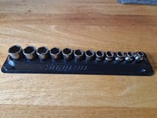 Snap-on 3/8" 6 point socket set 8mm - 19mm