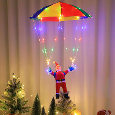Christmas Decorations Lights Outdoor,Santa Parachute LED Lights with 8 Flashing