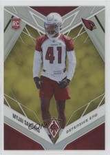 2022 Panini Phoenix Rookies Yellow 10/75 Myjai Sanders #187 rp9