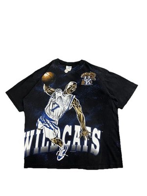 90s Vintage American Thunder Kentucky Wildcats Basketball Graphic Tee Size XL