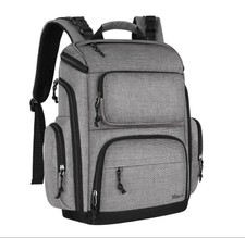 Mancro Diaper Bag Backpack, Multi-functional Baby Travel Back Pack for Dad, Men