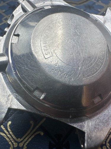 1969 Seiko Pogue RESIST 6139-6002 Chronograph Blue Dial Pepsi Watch For Repair - Picture 8 of 10