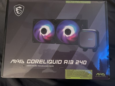 MSI Mag Coreliquid A13 240 AIO Liquid Cooling Black RGB