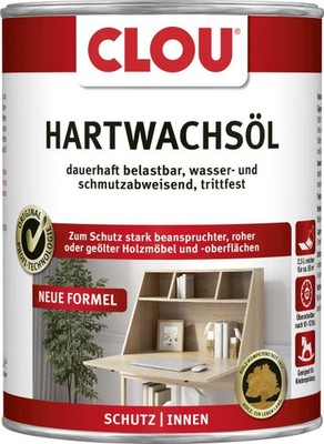 Clou Hartwachs Öl 2,5 L farblos  Holzschutzlasur