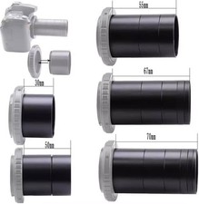 T2 Thread Extension Tube Spacer Ring M42x0.75 Telescope Eyepiece Extend 3-30mm