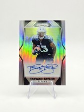 Taywan Taylor 2017 Panini Prizm RC Rookie Auto Silver SP #RA-TT