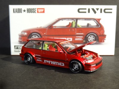 KAIDO HOUSE x MINI GT - HONDA CIVIC (EF) KAIDO WORKS V2 #KHMG156